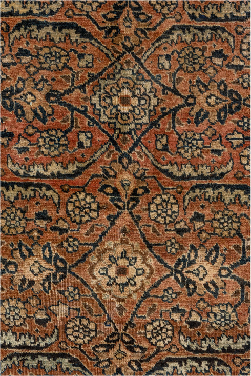 Antique Tabriz Area Rug (4' x 6')